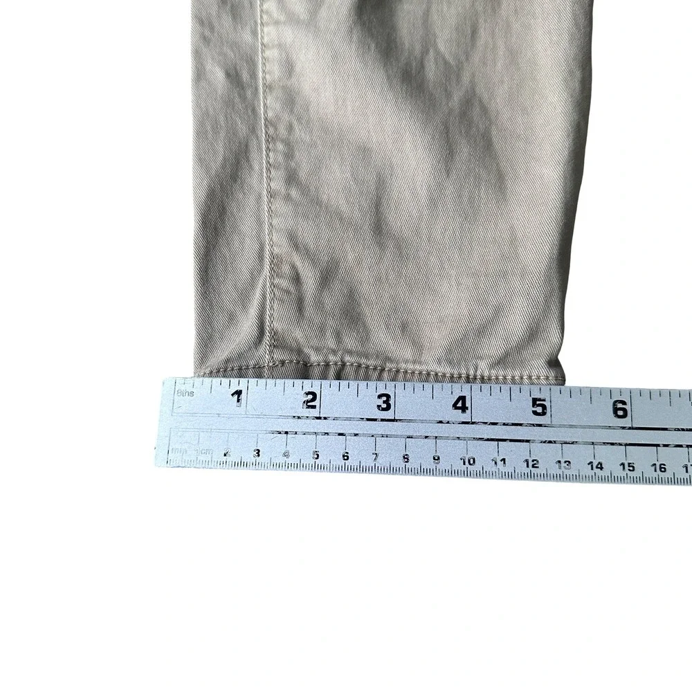 Marine Layer Mens Saturday Beach Pants Tan Cotton Lyocell Stretch Small 14442